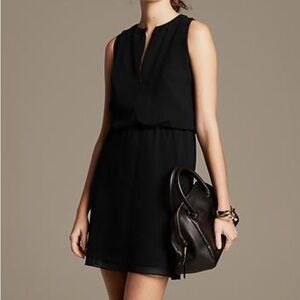 Banana Republic Black Mini Dress